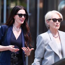 Anne Hathaway and Meryl Streep film 'The Devil Wears Prada 2'
