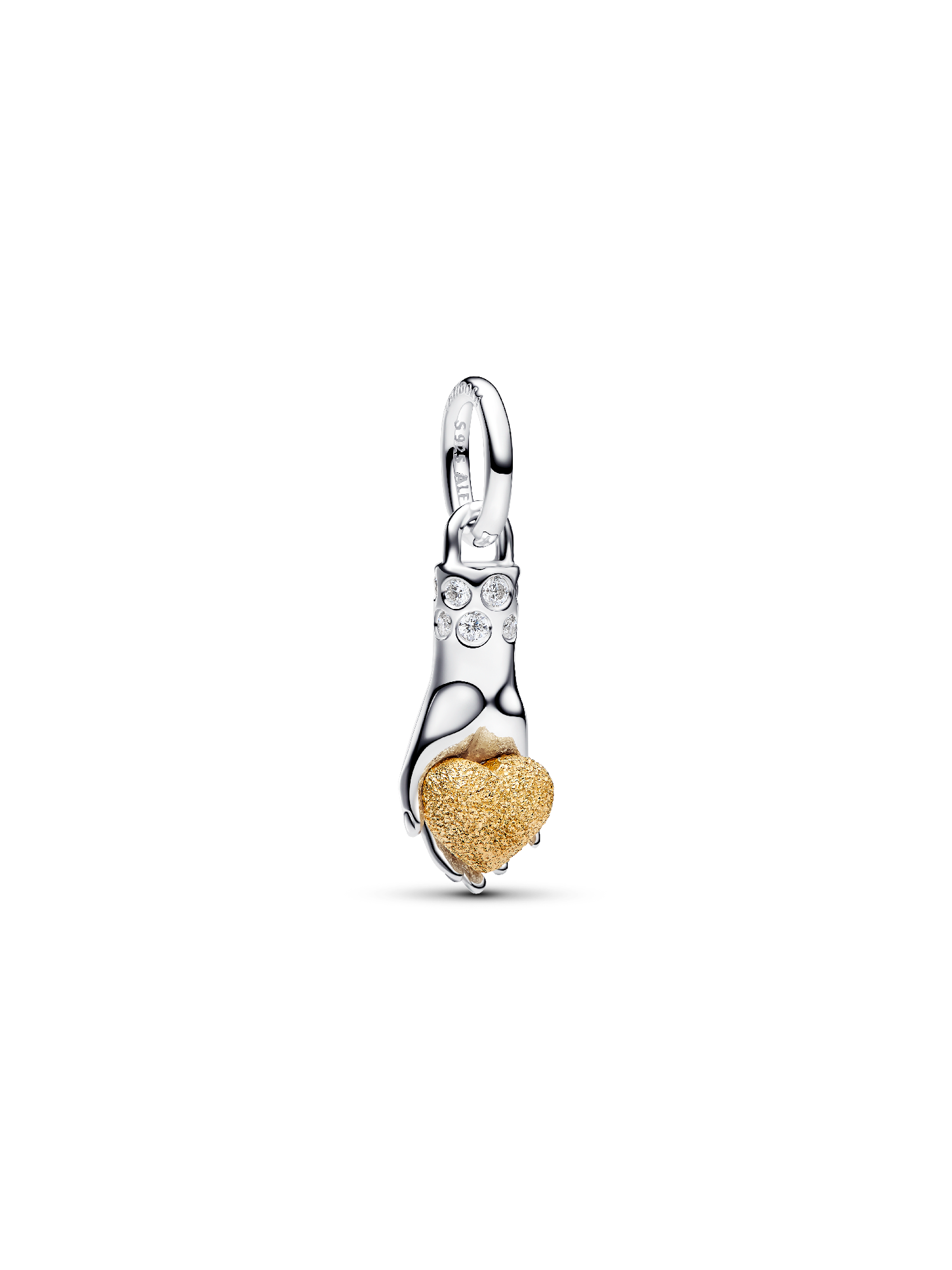 Pat Mcgrath the Hand of Love Mixed-Metal Dangle Charm