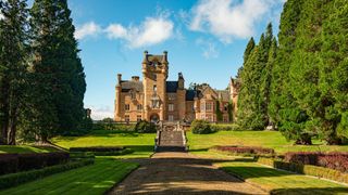 A shot of Ardross Castle from The Traitors season 2