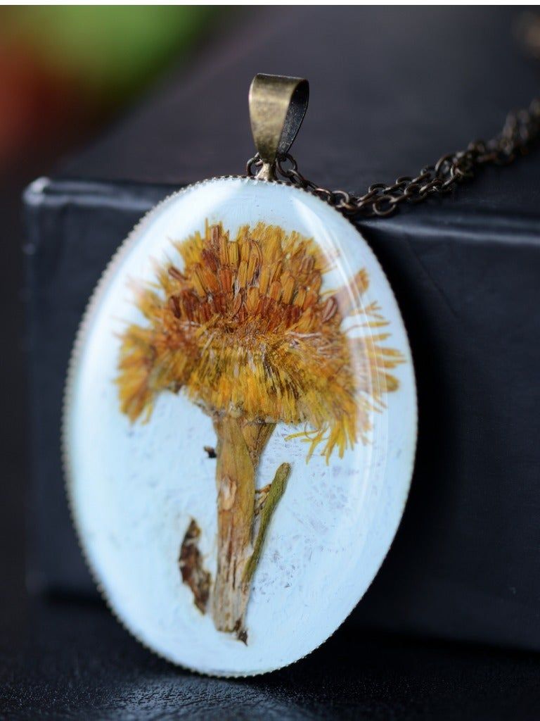 Fairy pendant made deals from dried plants