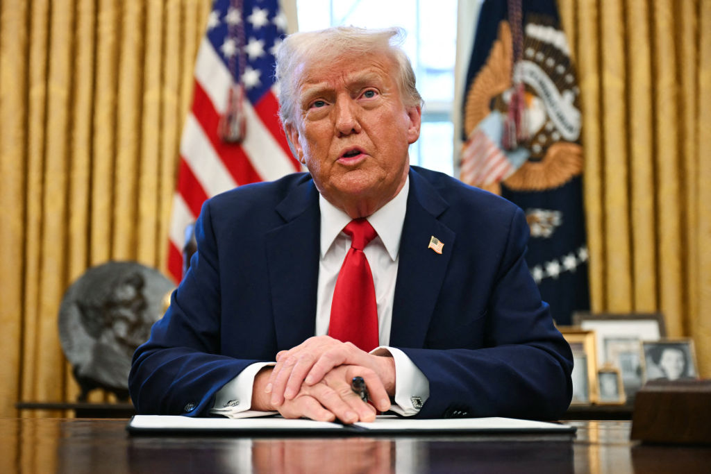 US president Donald Trump