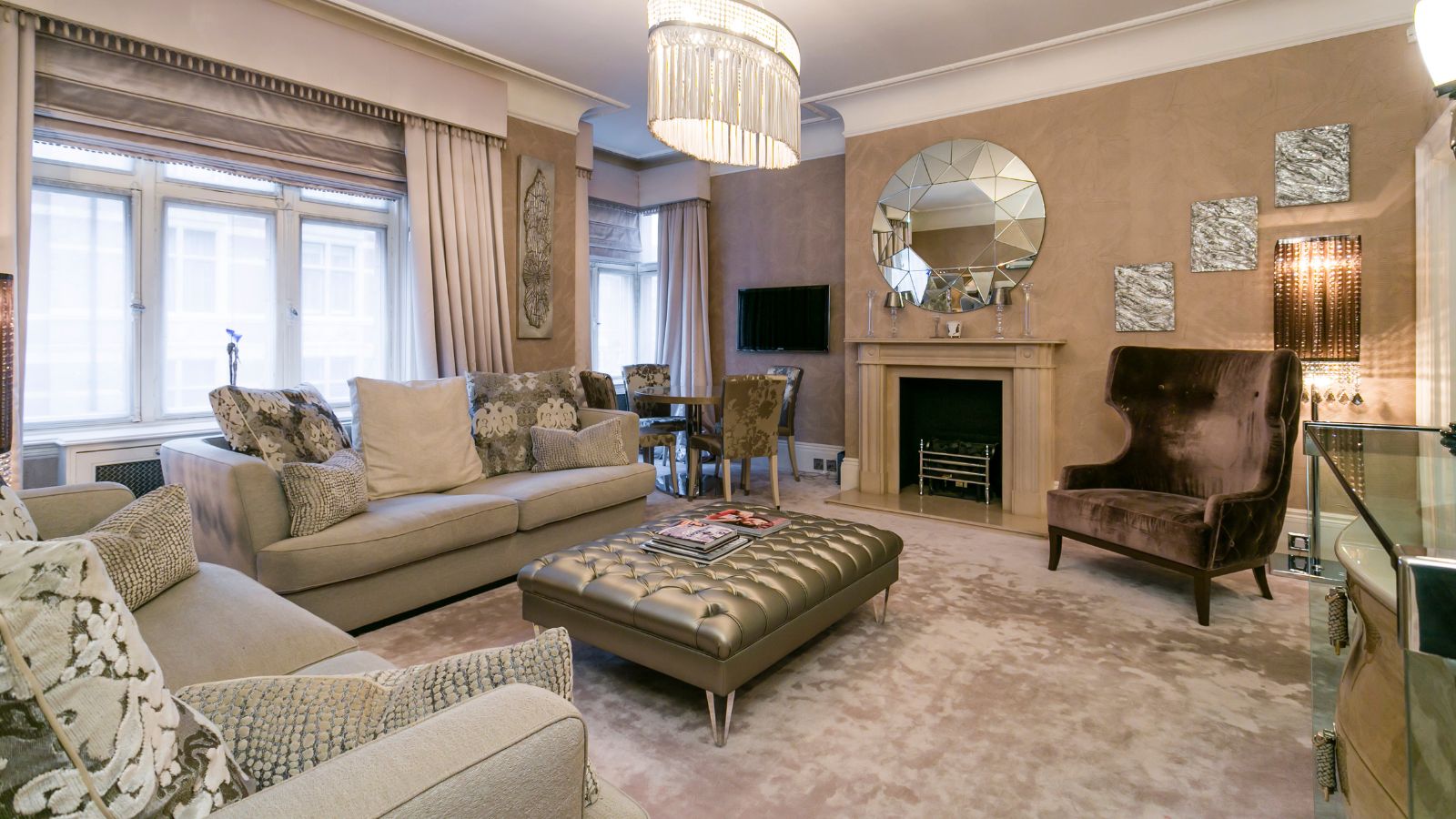 Winston Churchill's living room