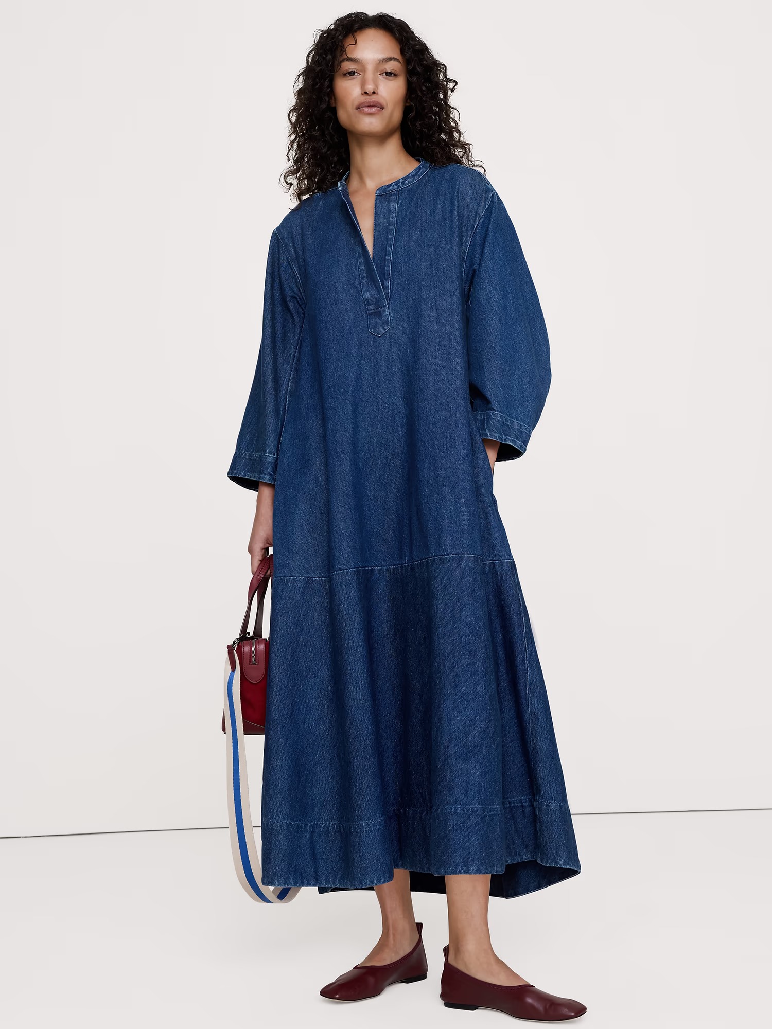 Banana Republic, Denim Popover Shirt Dress