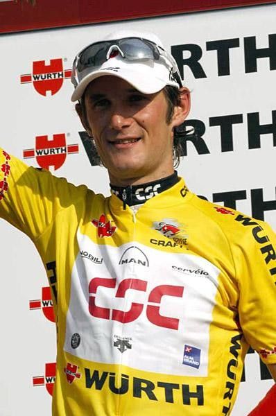 Frank Schleck leads the Tour de Suisse
