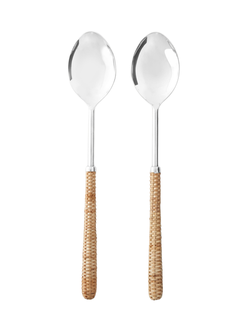 Light Woven Salad Servers
