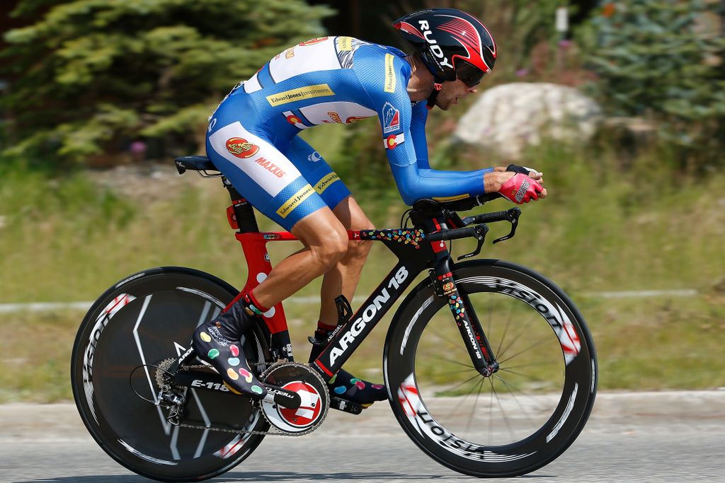 Alexandr Braico (Jelly Belly) in best Colorado rider jersey