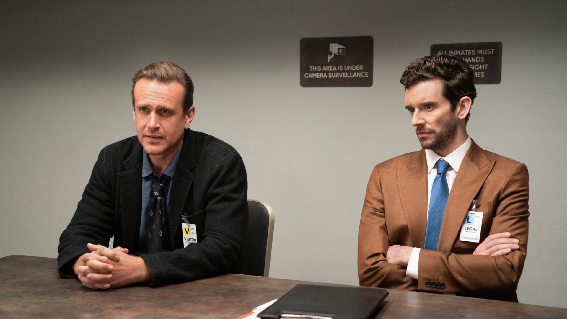 Jason Segel and Michael Urie in Shrinking season 2