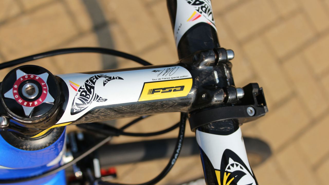 The FSA OS 99 custom stem in a 120mm length