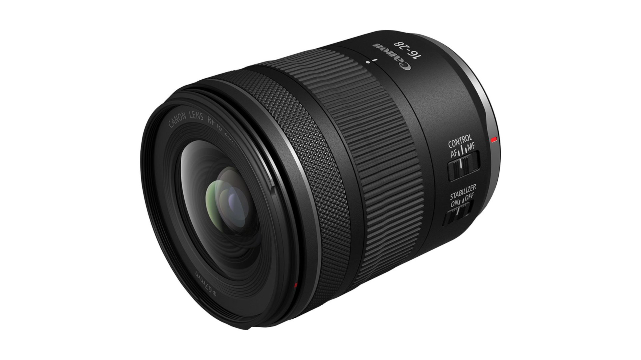 A Canon RF 16-28mm F2.8 IS STM lens