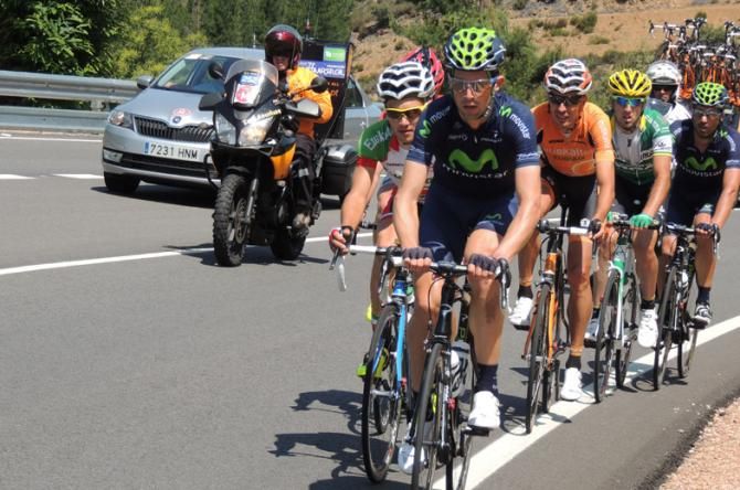 Main breakaway of the day was formed by Erviti, Ventoso (Movistar), Astarloza (Euskaltel), Merino (Euskadi), Aramendia (Caja Rural), Dar&iacute;o Hern&aacute;ndez (Burgos BH)