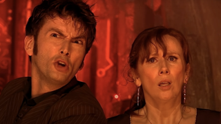 the tenth doctor and donna noble on doctor who