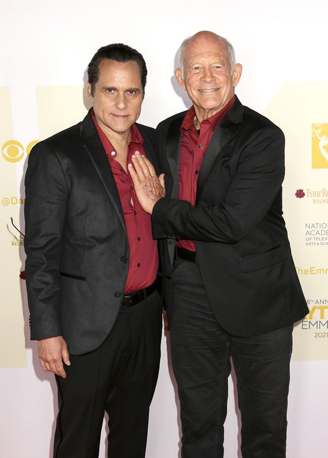 Maurice Benard and Max Gail at the Daytime Emmys