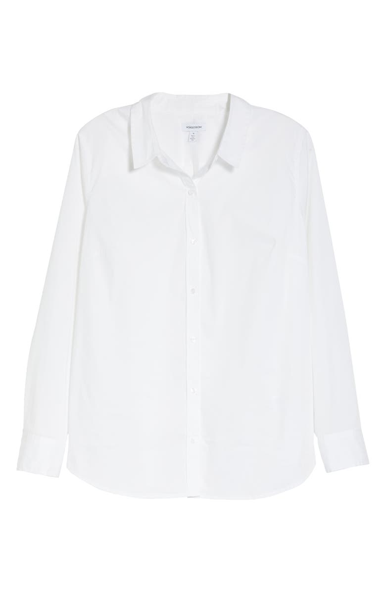 Poplin Button-Up Shirt