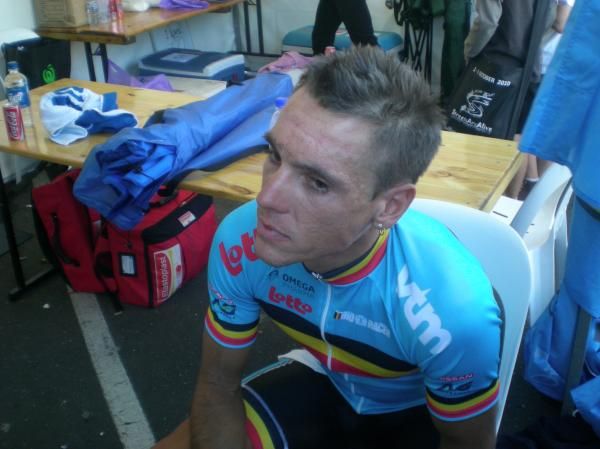 Philippe Gilbert (Belgium) was in great form but was ultimately left disappointed in Geelong.