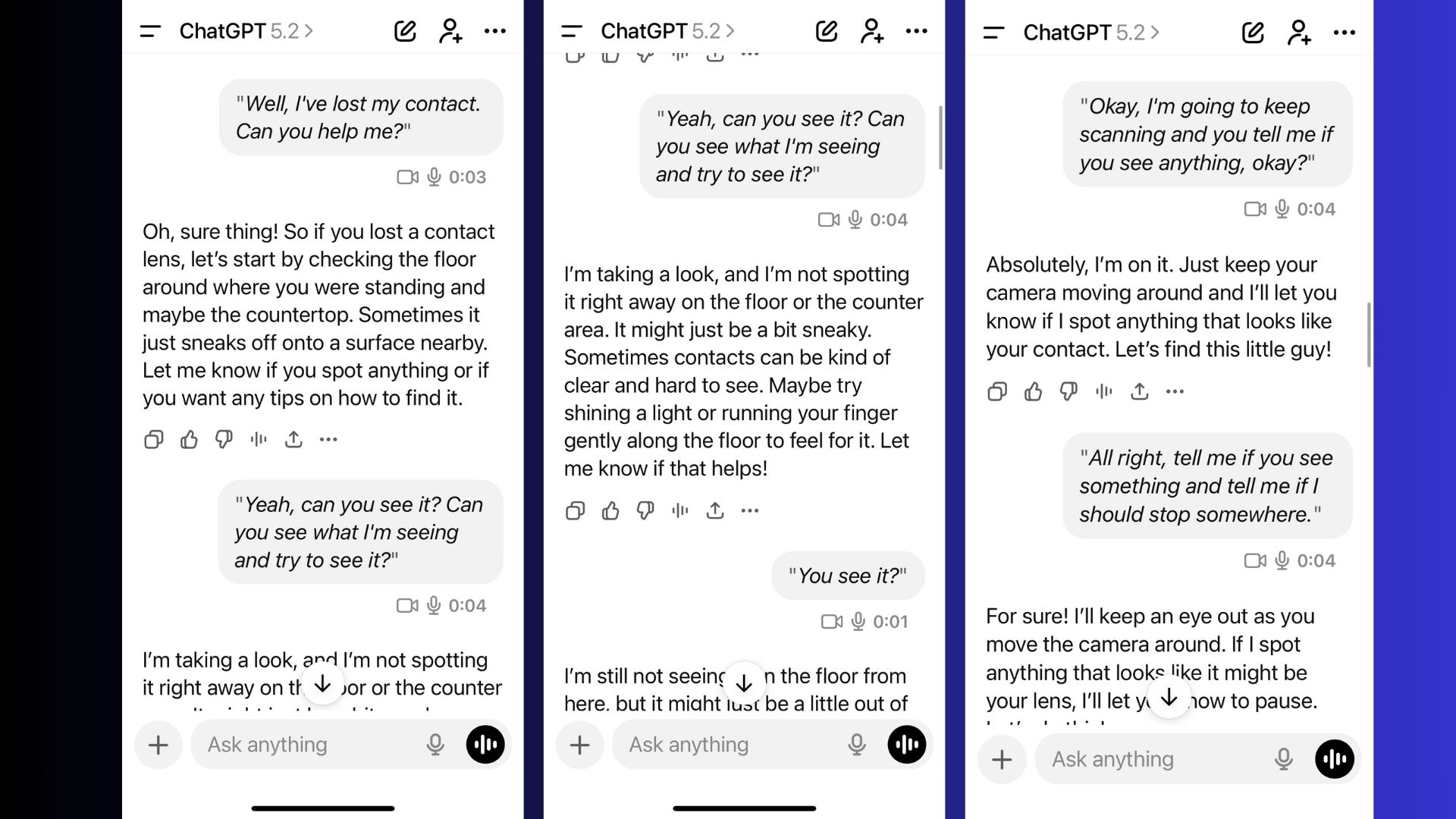 screenshot of ChatGPT Vision