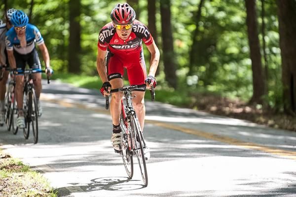 Tejay Van Garderen (BMC) launches an attack.