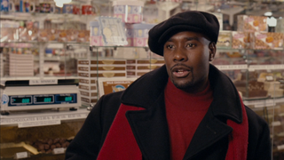 Morris Chestnut with a hat on in The Perfect Holiday