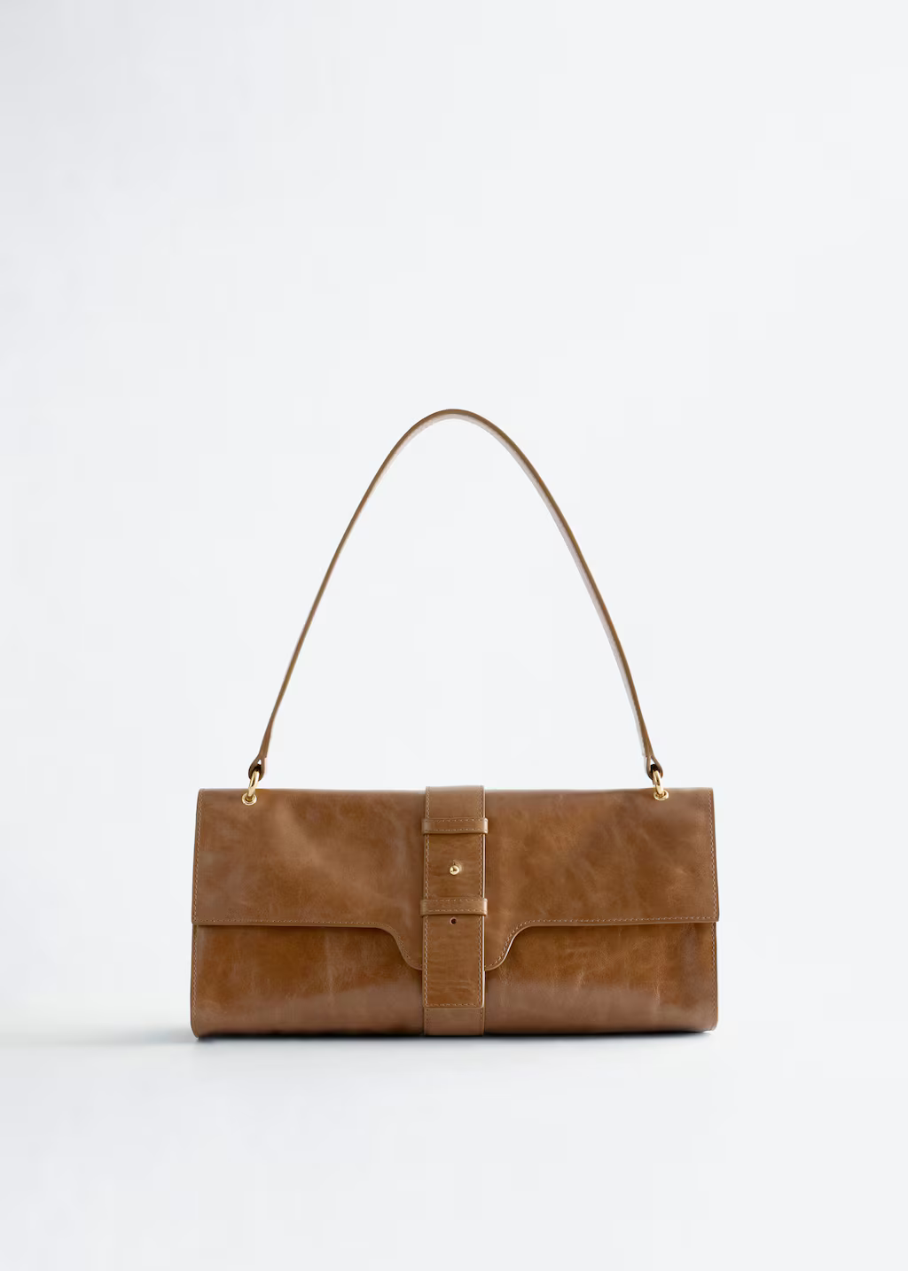 A brown leather &amp;amp; Other Stories bag.