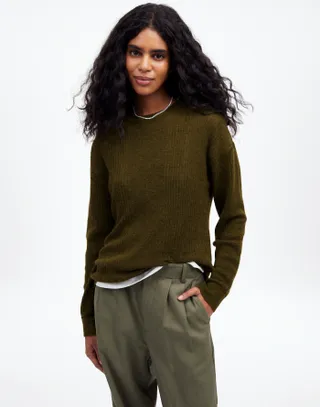 madewell, Cashmere Relaxed Crewneck Sweater