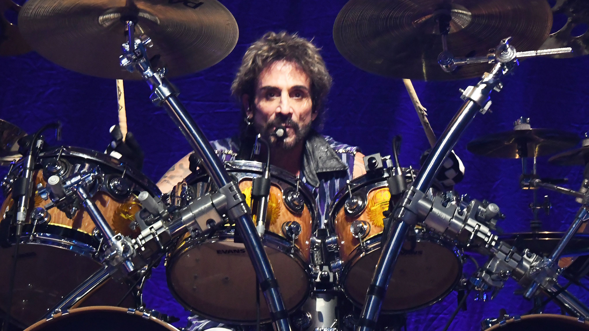 Deen Castronovo performs onstage during Journey Freedom Tour at Pacifico Yokohama National Convention Hall on October 21, 2024 in Yokohama, Japan. 