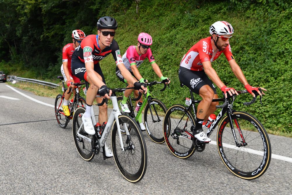 Michael Schar in the stage 13 breakaway