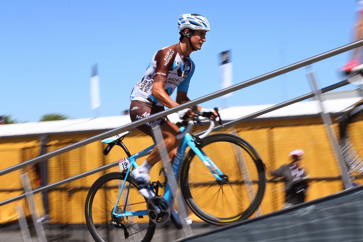 Frenchman Alexis Vuillermoz (AG2R-La Mondiale)