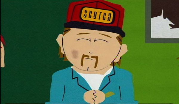 Kenny's father, Stuart McCormick on South Park