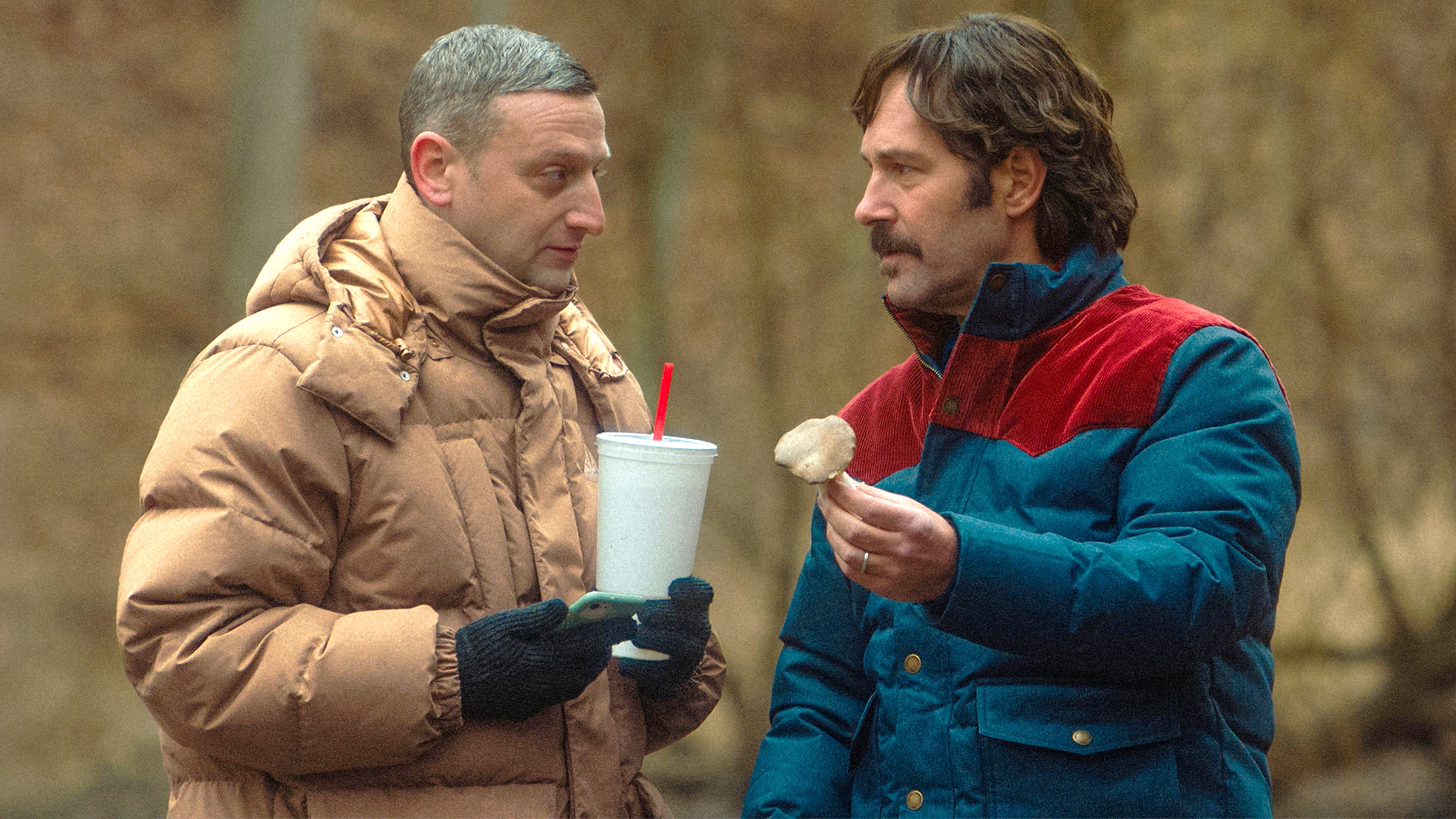 Tim Robinson and Paul Rudd in "Friendship"