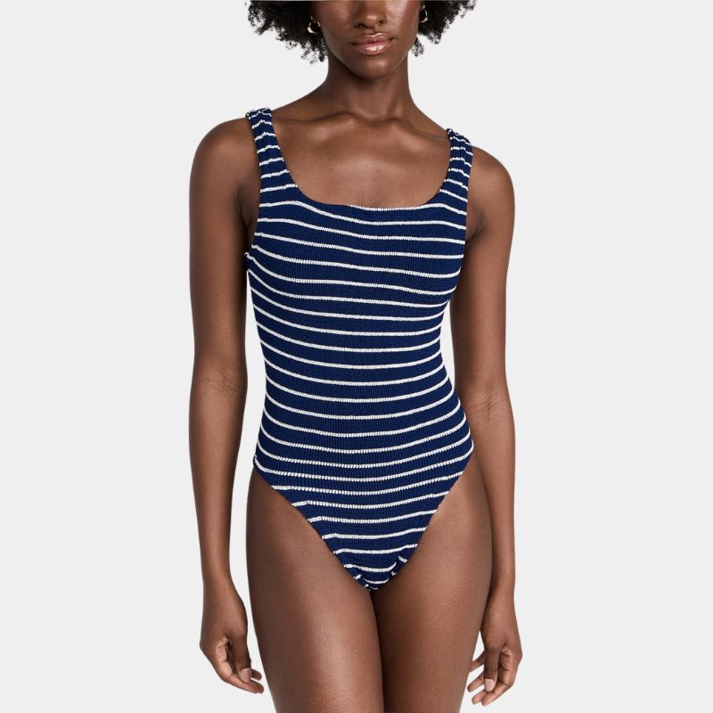 Hunza G stripe swimsuit