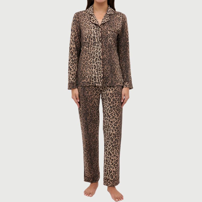 Rixo x Stripe &amp;amp; Stare leopard print pyjamas
