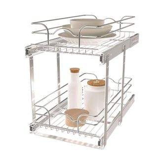 Rev-A-Shelf Two-Tier Kitchen Cabinet Pullout Shelf