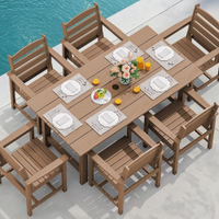 SERWALL 7-Piece Patio Outdoor Table & Chairs