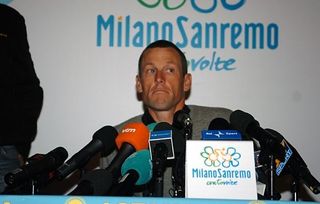 Lance Armstrong raced Milano-Sanremo after the incident in question