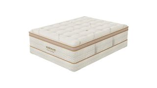 The Saatva mattress on a white background