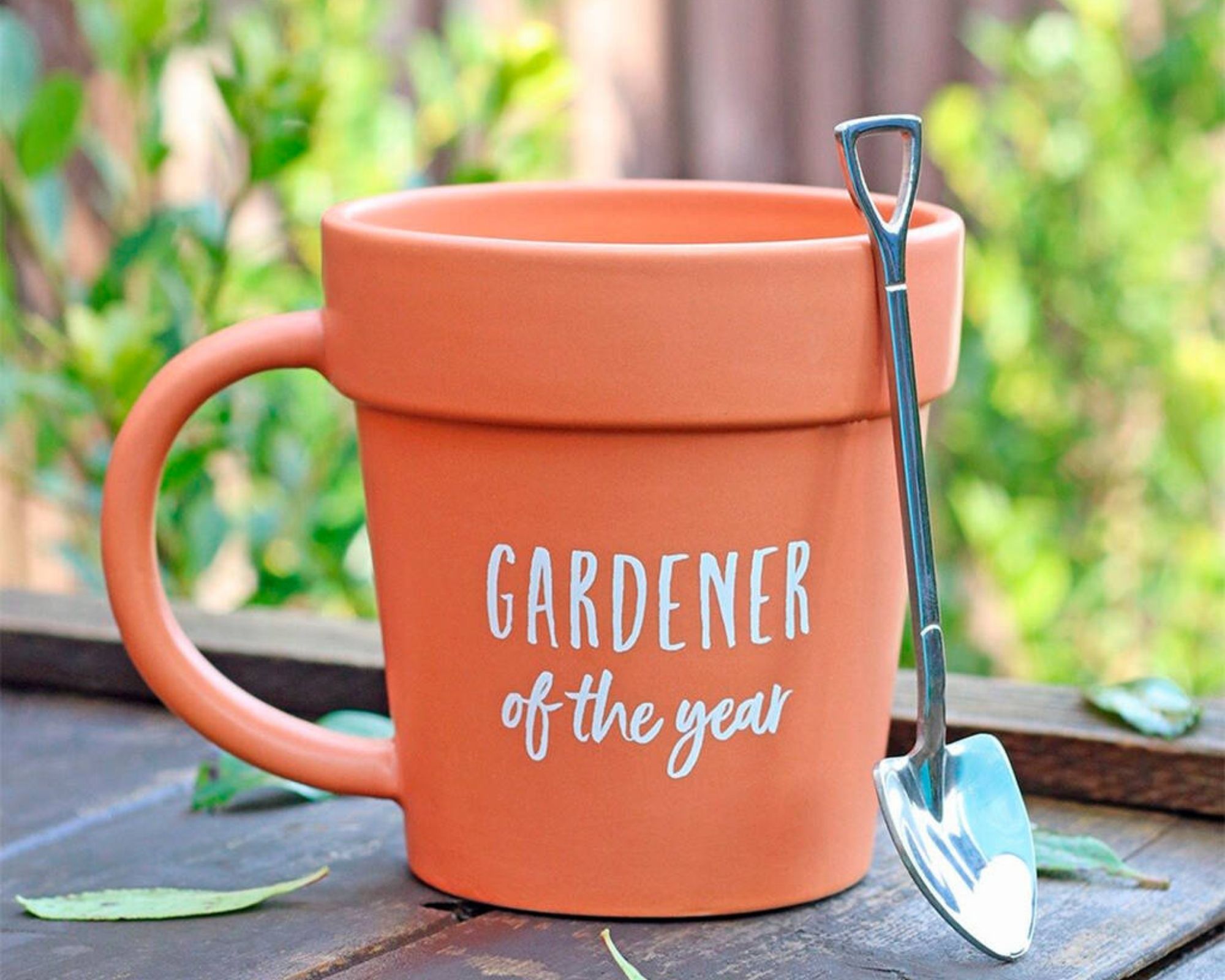 Oakdene Designs Gardener Of The Year Pot Mug And Shovel Spoon