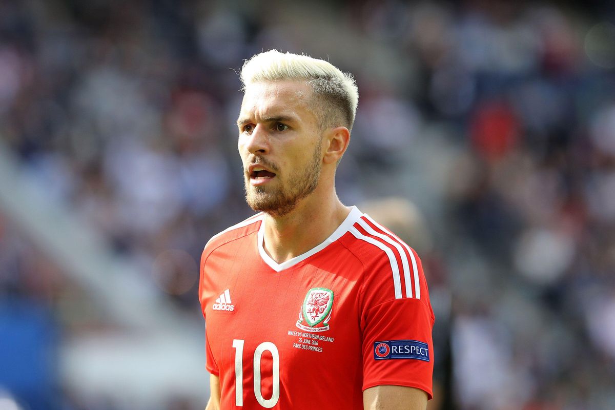 Aaron Ramsey during Wales' Euro 2016 last 16 tie against Northern Ireland