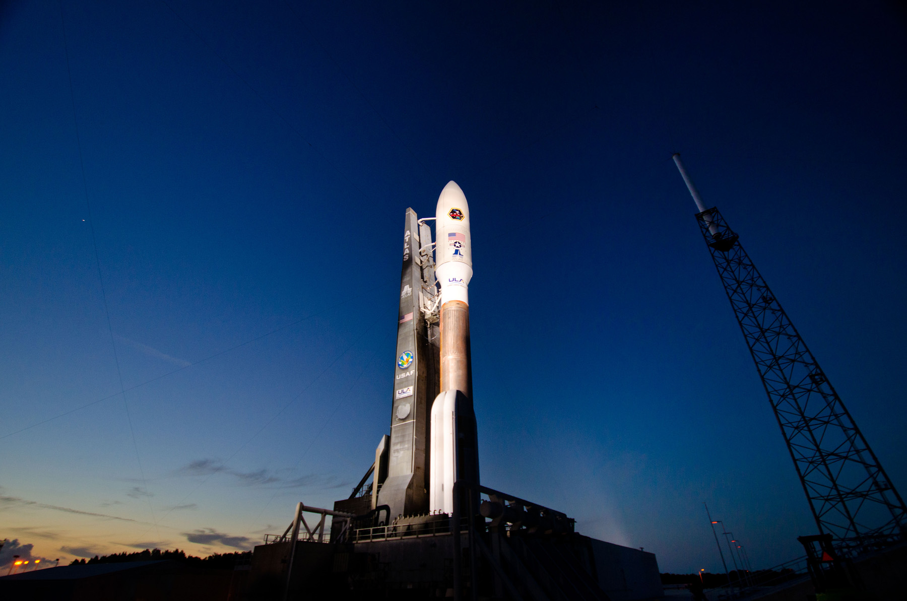 Air Force&#039;s AEHF 2 satellite on the launchpad