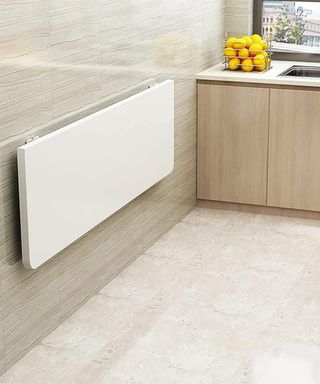 Wall mounted fold online away breakfast bar