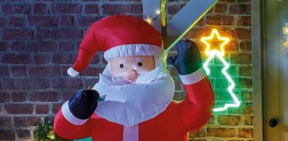 Aldi Christmas decorations: inflatable Santa
