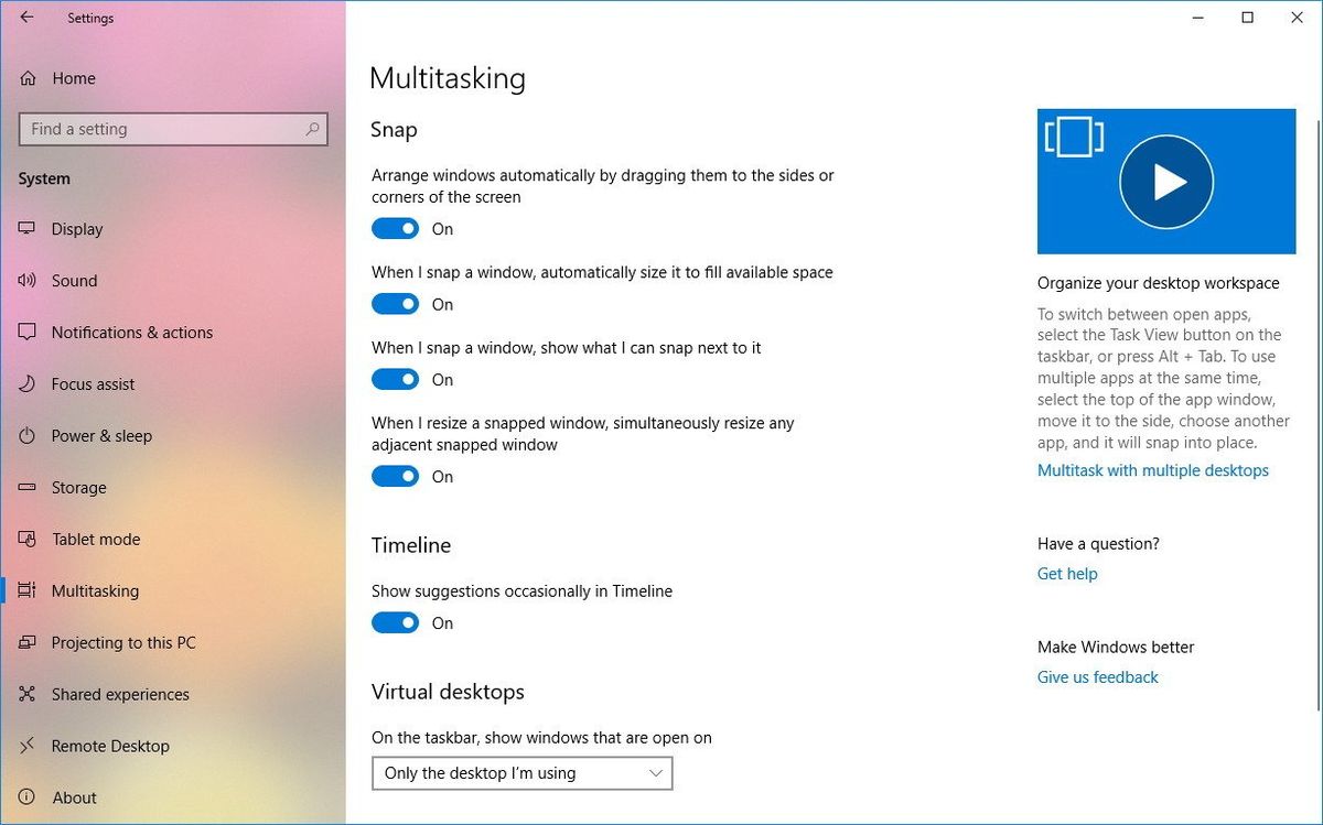 Windows 7 snap. Windows 7 snap