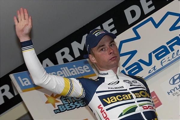 Bertjan Lindeman (Vacansoleil-DCM) retained the climber's jersey