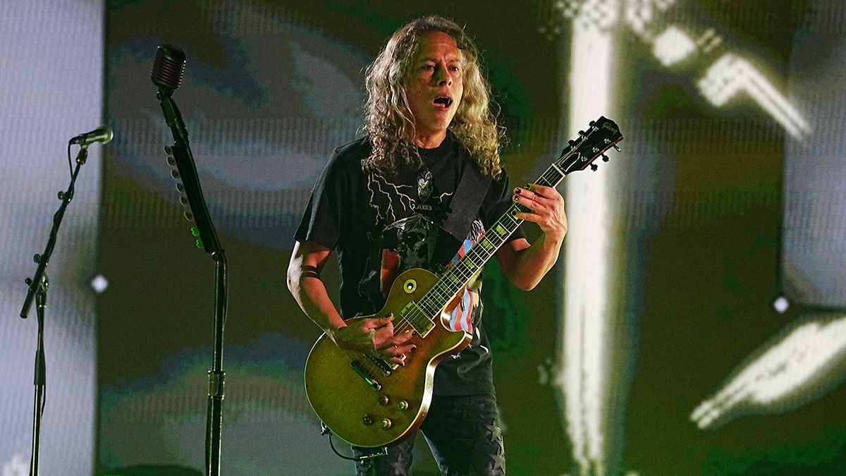 Kirk Hammett playing Greeny