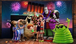 Hotel Transylvania 3 the Drac Pack takes a group cruise photo