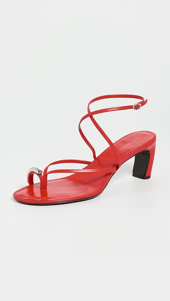 Tory Burch Pierced Strappy Heel Sandals 65mm