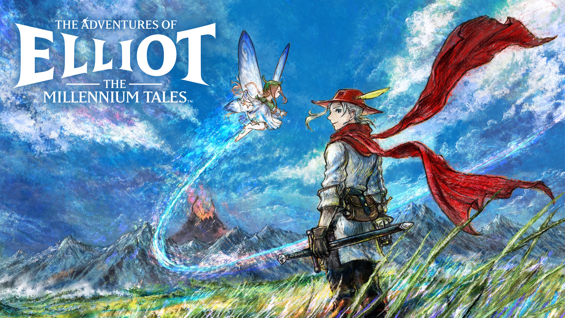 The Adventures of Elliot: The Millennium Tales title illustration with characters in a field