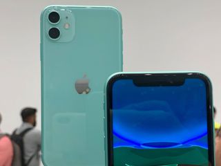 iPhone 11 in green