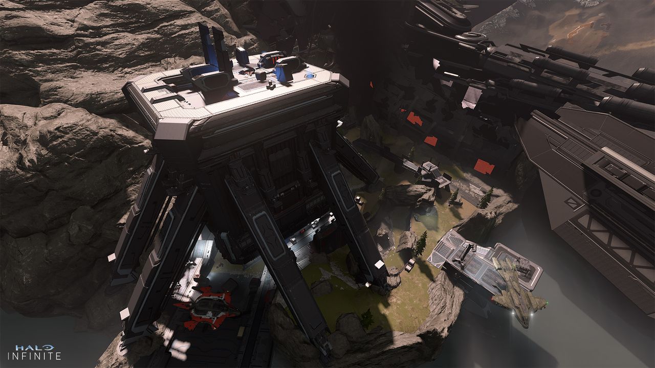 Three maps from Halo Infinite for the Invasion game mode