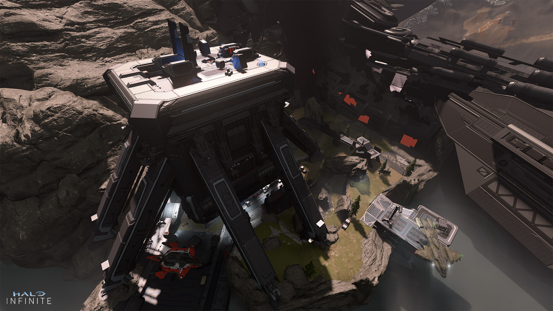 Three maps from Halo Infinite for the Invasion game mode