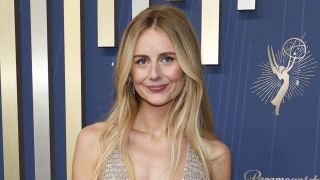 Justine Lupe attends the 77th Primetime Emmy Awards at Peacock Theater on September 14, 2025 in Los Angeles, California.