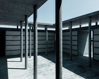 San Michele cemetery courtyard by David Chipperfield Architects